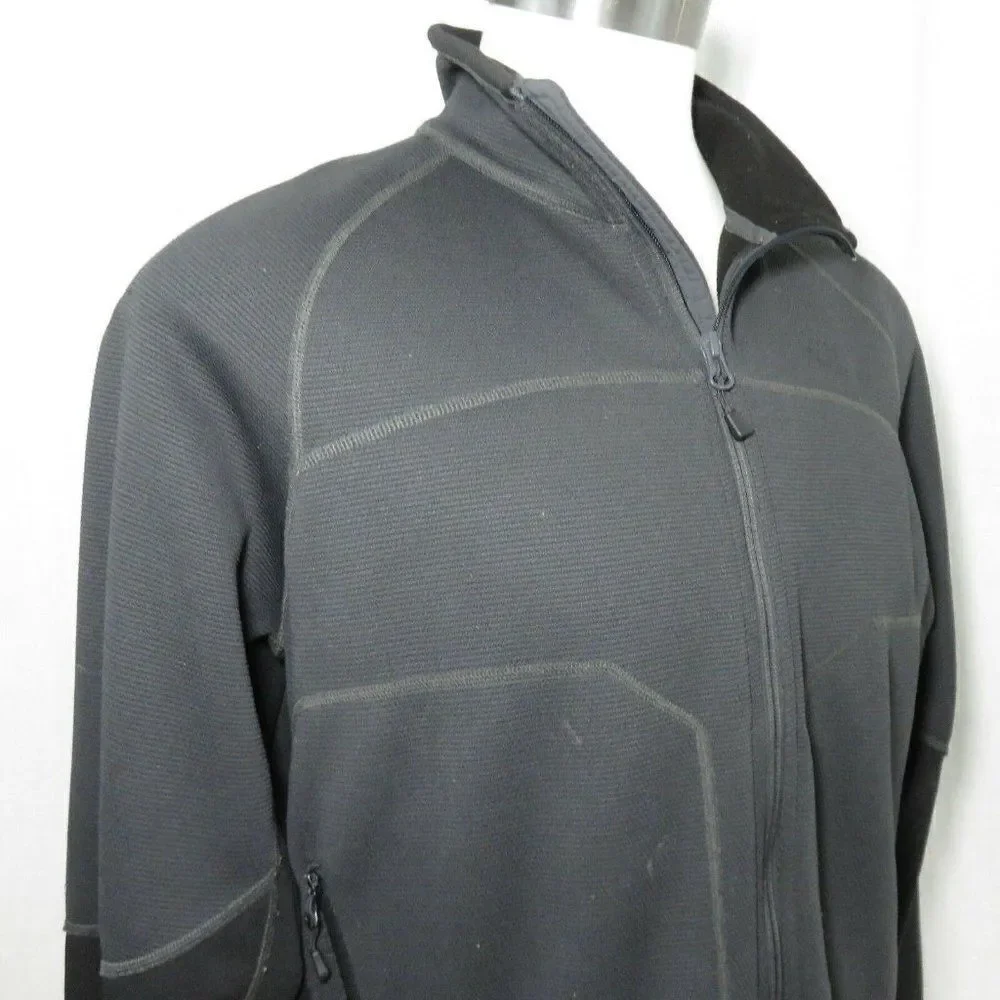 The North Face Stealth Byron Full Zip Fleece Jacket Black Mens XL